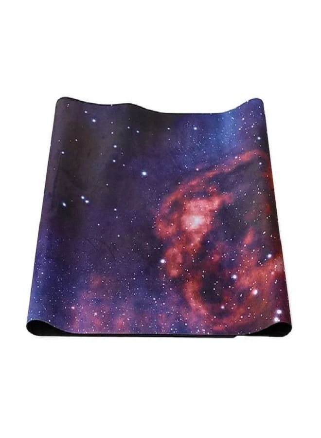 High Quality Natural Rubber Yoga Mat With Galaxies Nebula Pattern Anti Slip Fits All Your Exercises