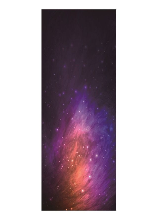 High Quality Natural Rubber Yoga Mat With Galaxies Nebula Pattern Anti Slip Fits All Your Exercises