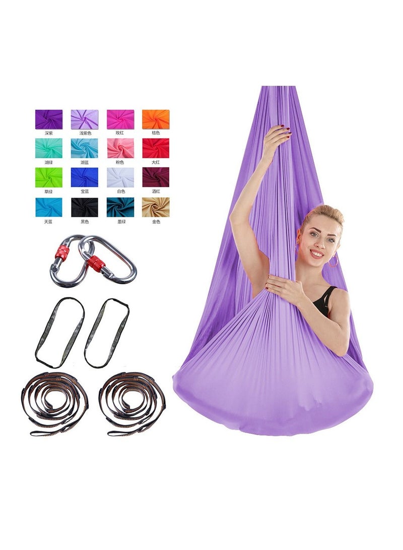 1 Sets Comfortable Wear-Resistant Aerial Yoga Hammock Size 400*280CM