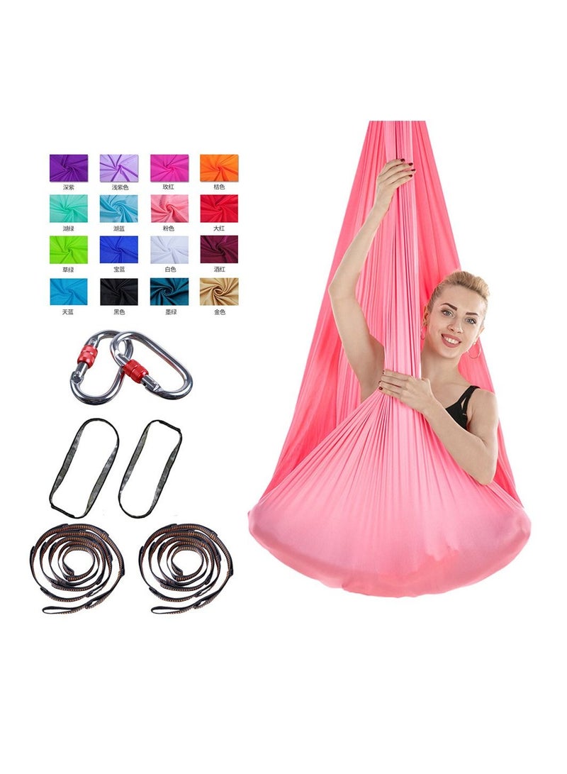 1 Set Comfortable Wear-Resistant Aerial Yoga Hammock Size 400*280cm