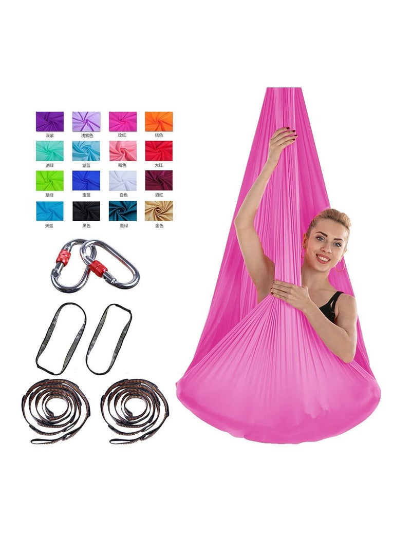 1 Sets Comfortable Wear-Resistant Aerial Yoga Hammock Size 400*280CM