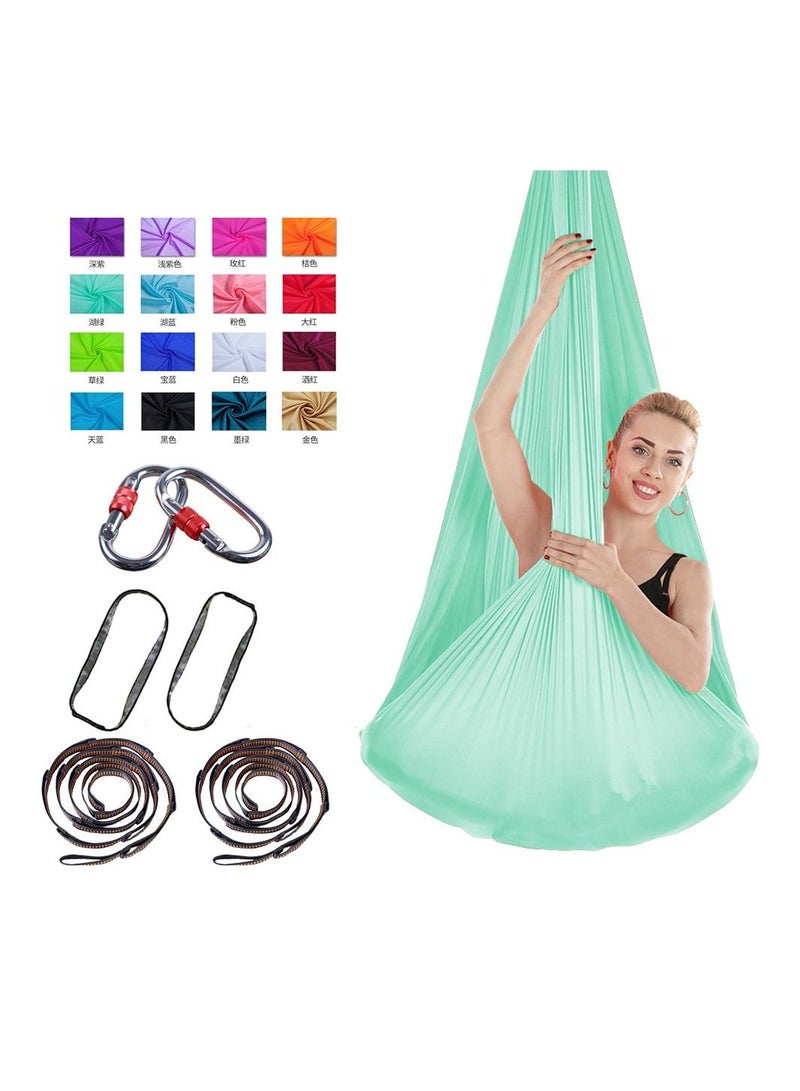 1 Set Comfortable Wear-Resistant Aerial Yoga Hammock Size 400*280cm