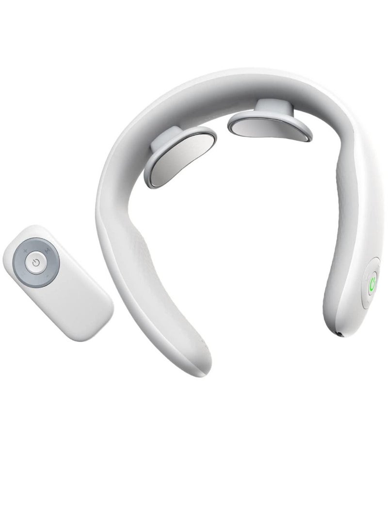 Intelligent Neck Massager With 5 Modes 16 Levels, Remote Controller, Portable Cordless Neck Massage Relax For Men Women