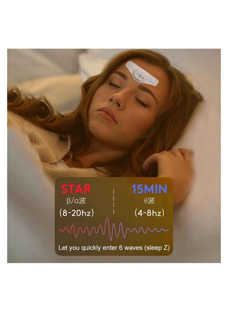 SYOSI Dreamate TENS, Electric Intelligent Relief Headache Sleep Instrument, Microcurrent Migraine Sleep Aid Massager, Relieves Headaches, Migraines, Dizziness, Discomfort Caused By Overwork