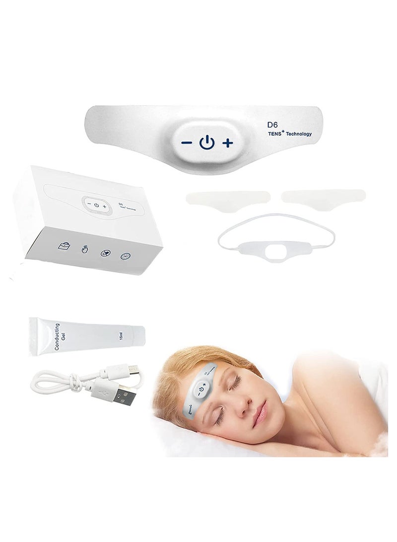 SYOSI Dreamate TENS, Electric Intelligent Relief Headache Sleep Instrument, Microcurrent Migraine Sleep Aid Massager, Relieves Headaches, Migraines, Dizziness, Discomfort Caused By Overwork