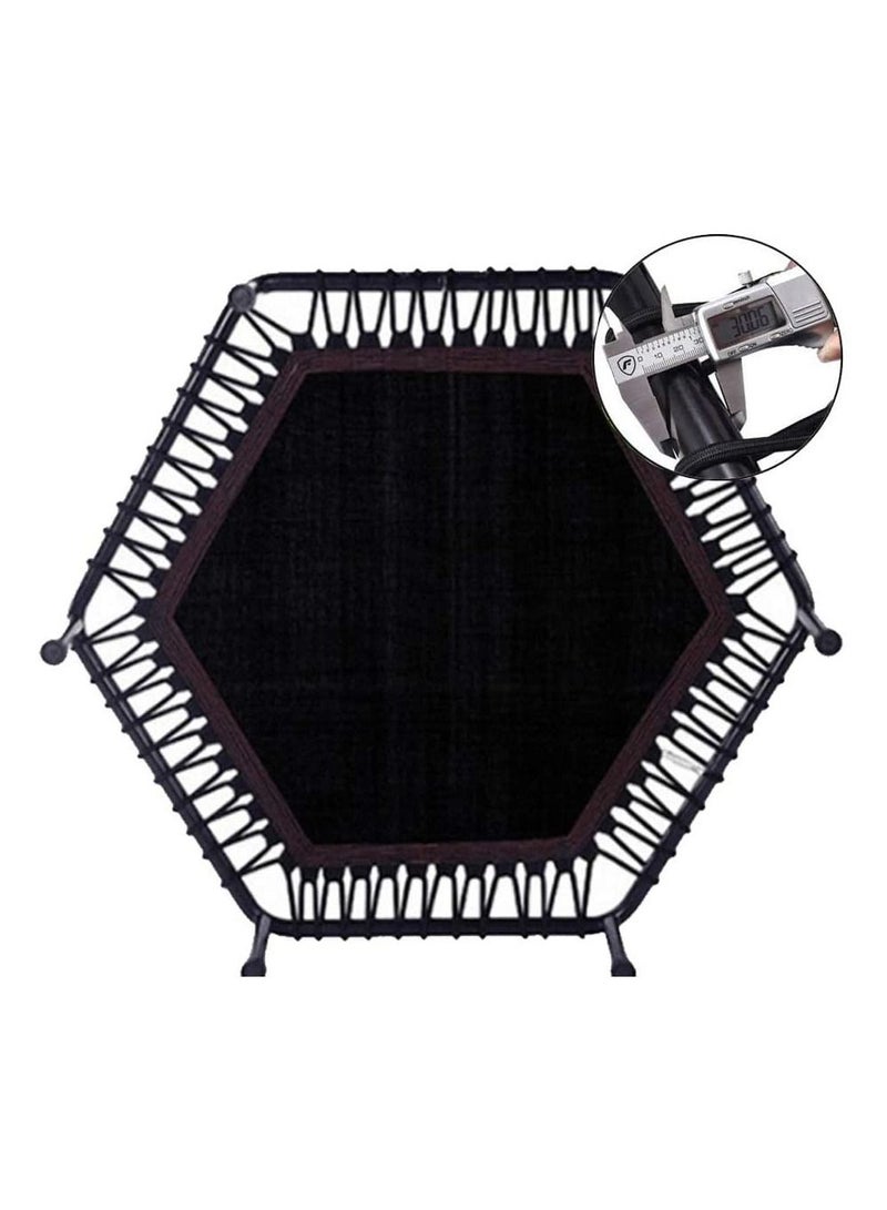 Trampoline 48-Inch Gym Hexagonal Trampoline For Adult Safety Bungee Trampoline For Indoor Fitness Trampoline