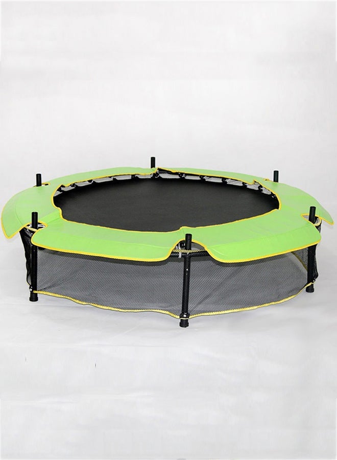 5.5feet Indoor Trampoline With Safety Net 140X140X160cm