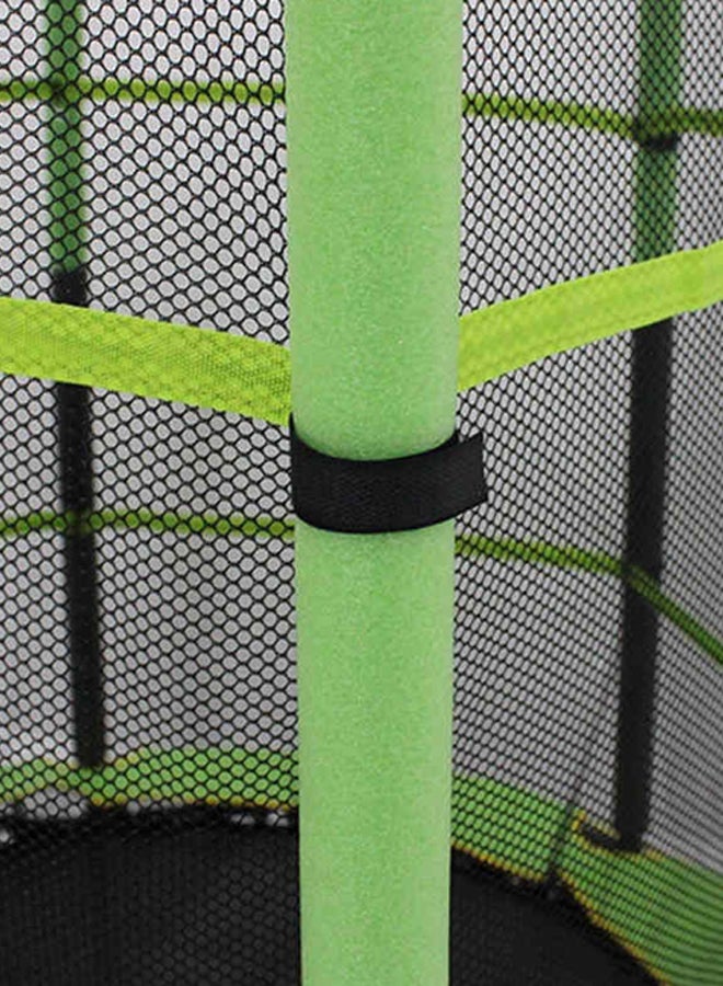 5.5feet Indoor Trampoline With Safety Net 140X140X160cm