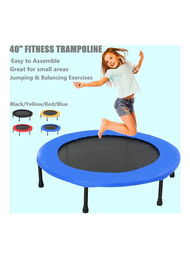 H PRO Trampoline for Kids & Adults | Outdoor and Indoor 40 Inch Trampoline | Rebounder Trampoline for Fitness, Exercise and Workout Comes in Blue 40inch