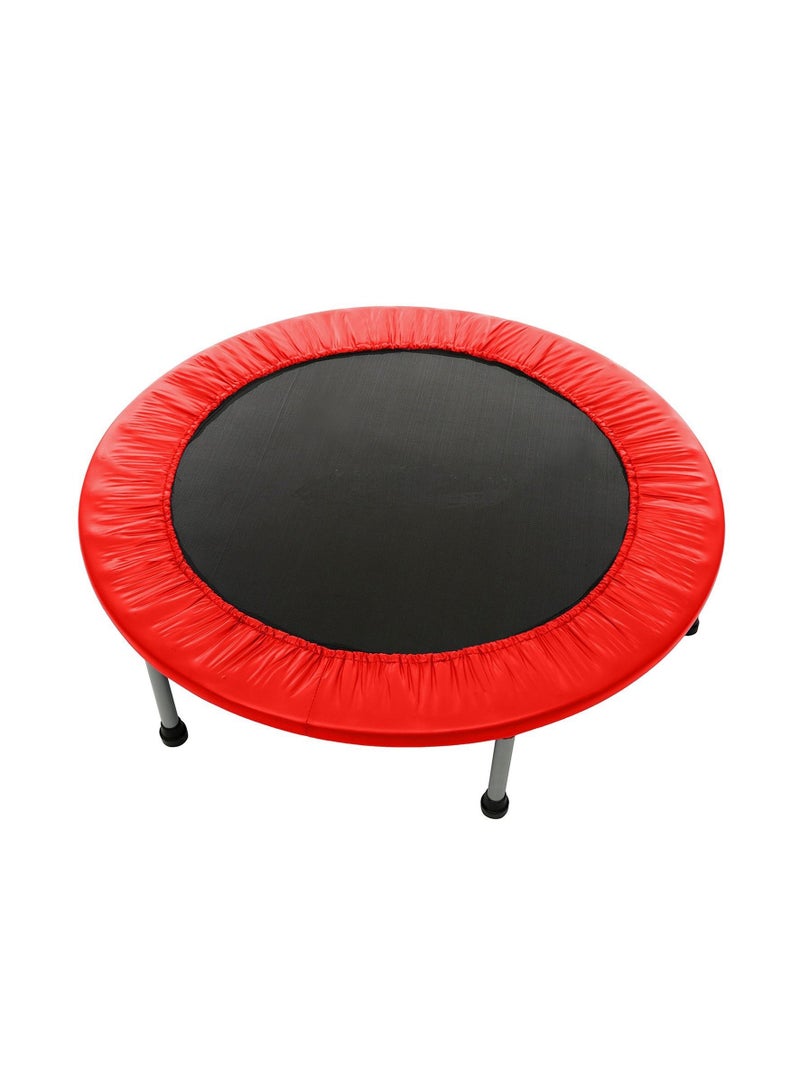 40 Inches Professional Round Jumping Cardio Trampoline | Indoor/Outdoor Use | Red