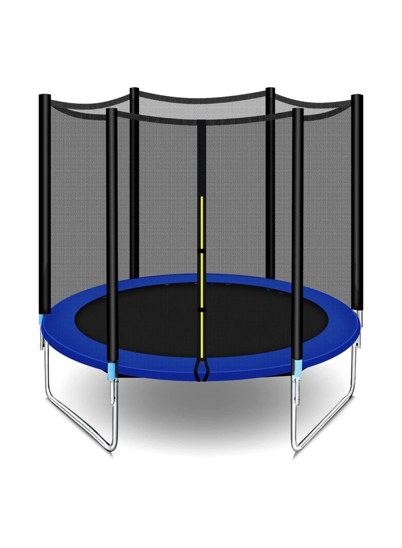 YALLA HomeGym 6Ft Trampoline with Enclosure Net  for Kids & Adults Outdoor Trampoline with Safety Net Wear-Resistant Recreational