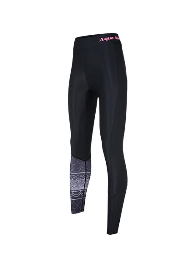 ILLUSION-Women's Pant(BLACK Print) - XS