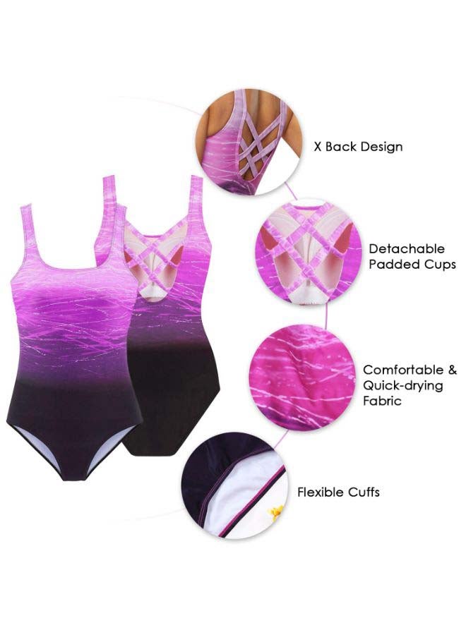 One Piece Swimsuit With Detachable Padded Cups 25.0x20.0x4.0cm