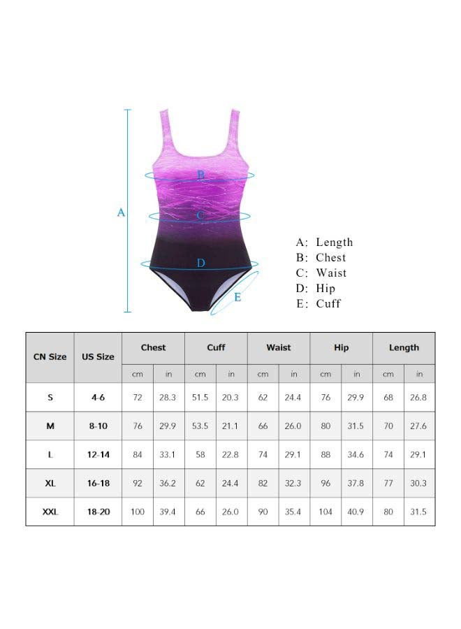 One Piece Swimsuit With Detachable Padded Cups 25.0x20.0x4.0cm