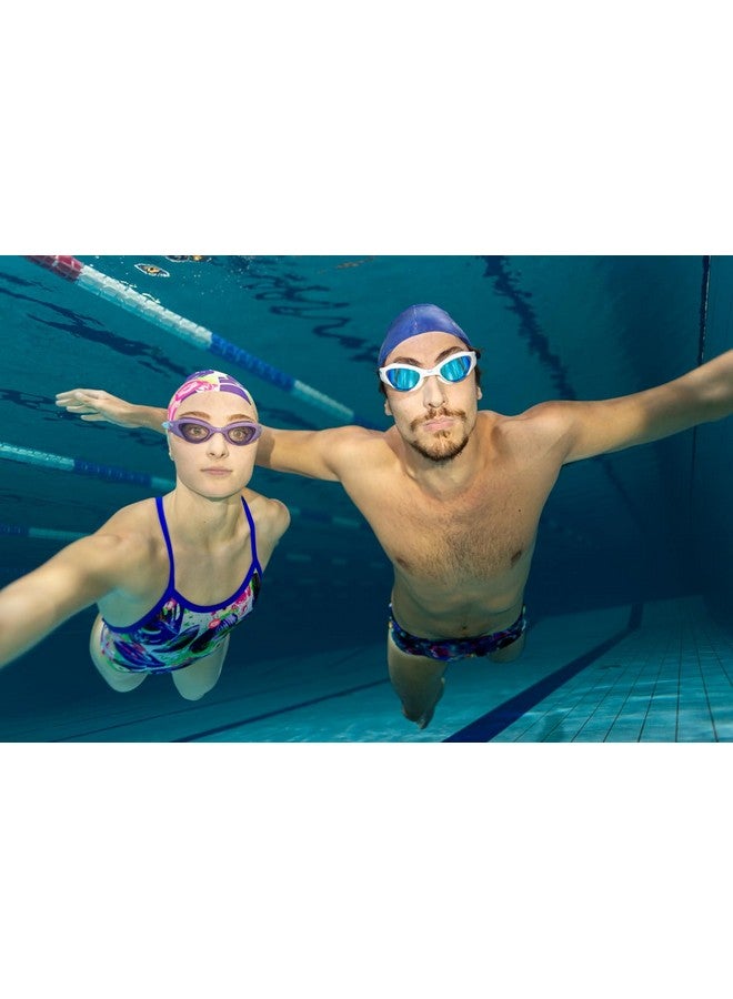 Unisex Adult The One Swim Goggles For Men And Women Watertight Fit Orbit Proof Seals Anti Fog Coated Mirror Lens Silver/Black/Black