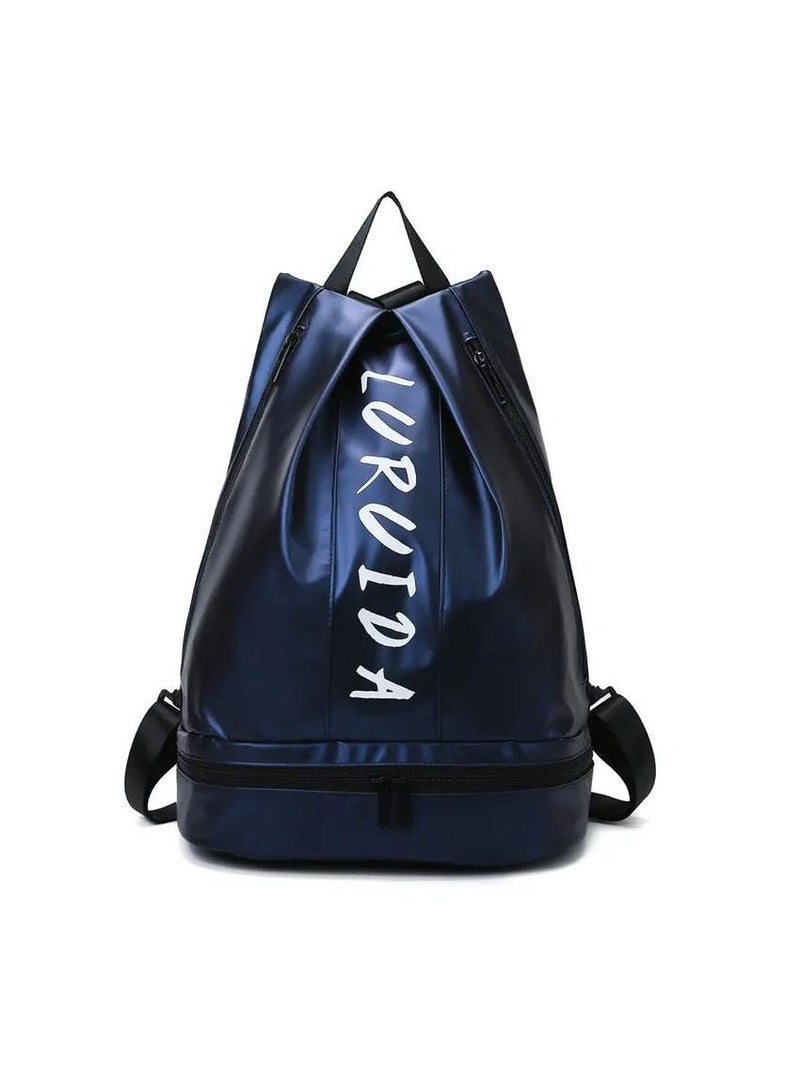 Short light travel training exercise dry and wet separation fitness bag female swimming waterproof