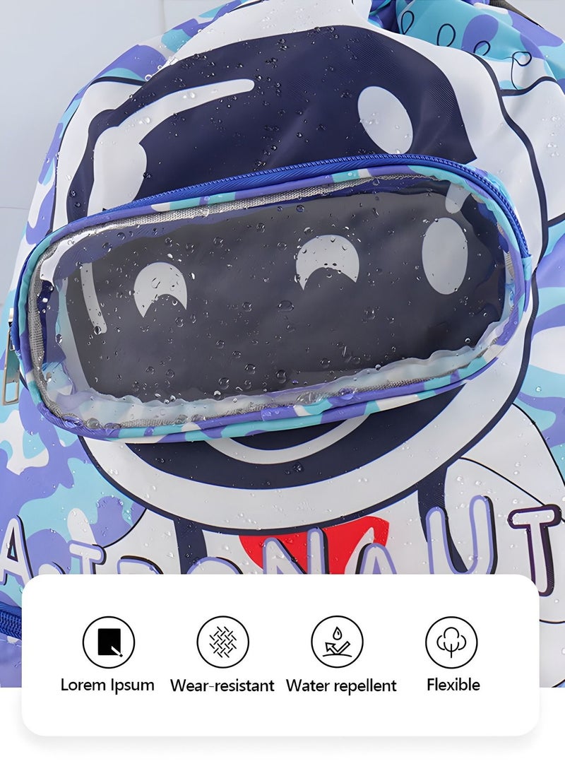 Swimming Backpack for Kids,Kids Swim Cap with Swimming Goggles Nose Clip Earplug and Storage Bag,Children's Swimming Suit