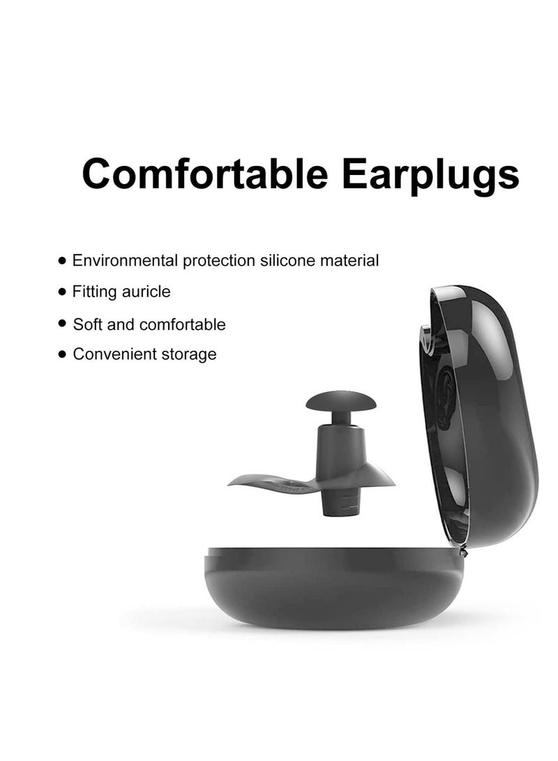 Swimming Ear Plugs, 6 Pairs Earplugs Waterproof Swim , Reusable, Adults Kids for Swimmers Bathing Surfing and Other Water Sports