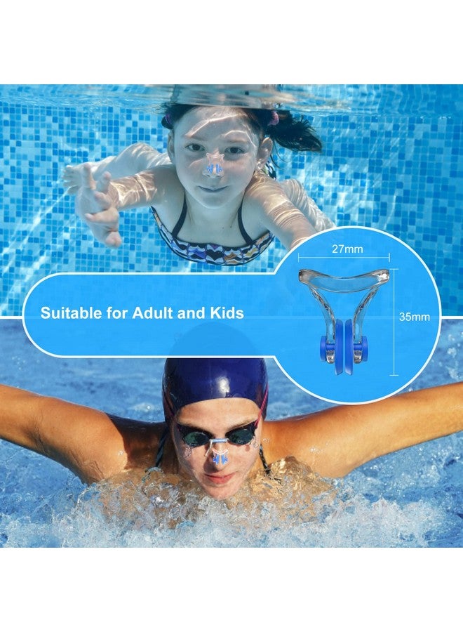 Swimming Nose Cliphurdilen Swim Nose Clip With Waterproof Silica Gel For Kids (Age 7+) And Adults14 Packsmulti Color