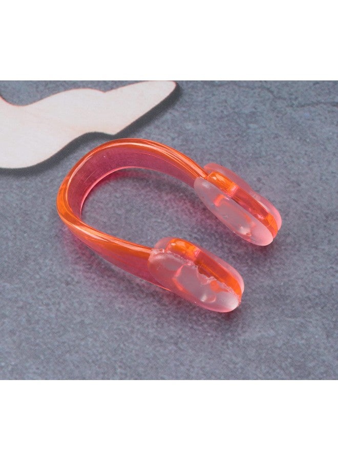 3 Pcs Nose Clips For Swimming Kids Silicone Plastic Waterproof Clear Multi Color Nose Plugs Protector For Adults Training Water Sports Outdoor Activities Pool Accessories