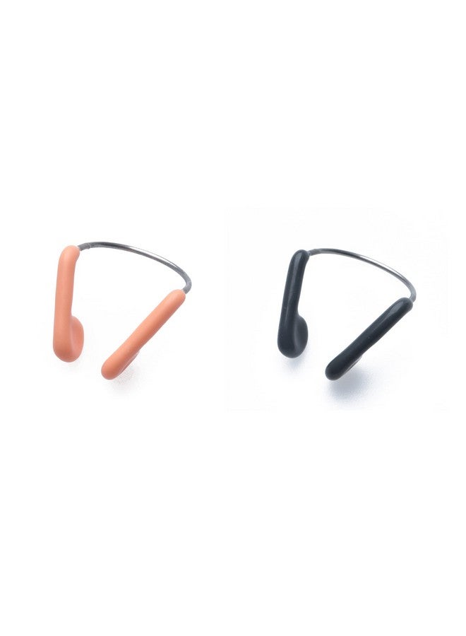 2 Pcs Nose Plugs Swimming Nose Clips Silicone Nose Protector For Adults Kids Beginners Swimming Competition Training Use Accessories (Large Adult)