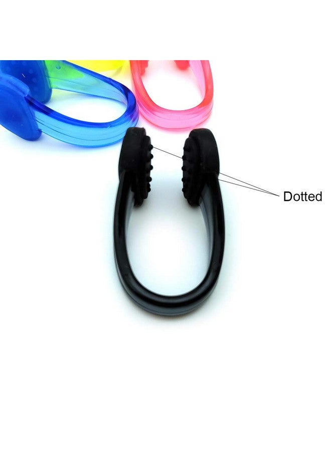 8Pcs Waterproof Nonslip Swimming Nose Clips Dotted Surface Pool Nose Plug For Kids Adults Protect Your Nose In Water Sports