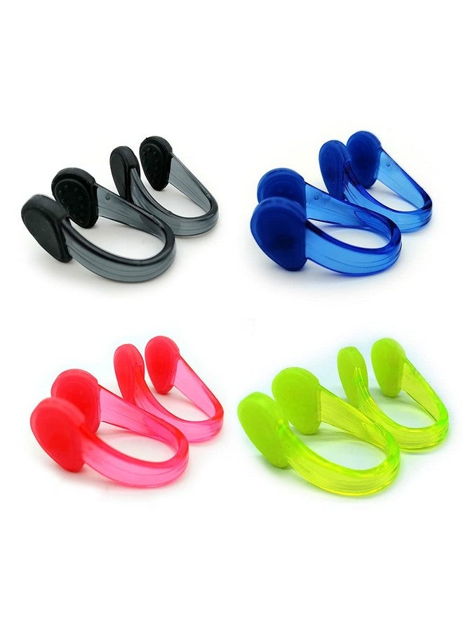 8Pcs Waterproof Nonslip Swimming Nose Clips Dotted Surface Pool Nose Plug For Kids Adults Protect Your Nose In Water Sports