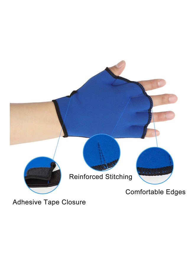 Webbed Aquatic Swimming Gloves 24.00x2.00x14.00cm