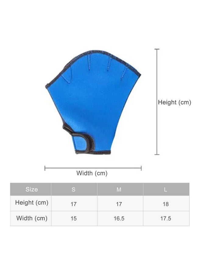 Webbed Swimming Gloves 24.00x2.00x14.00cm