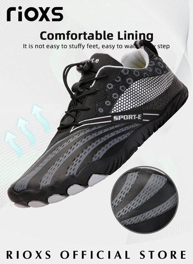 Men's Quick-Drying Beach Swimming Shoes Barefoot Backpacking Shoes Swimming Pool Water Hiking Shoes Suitable For Surfing Diving Outdoor Walking Water Sports