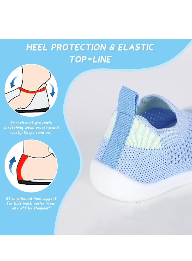 Toddler Water Shoes, Swimming Shoes for Kids, Lightweight, Quick Dry Beach Summer Shoes, Baby Non Slip House Slippers, Barefoot Comfort