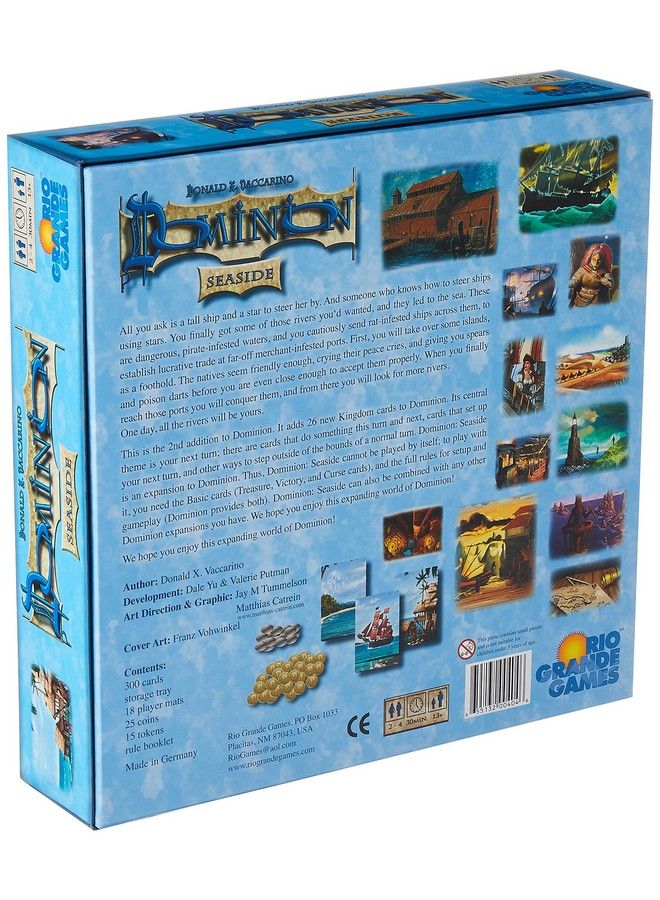 Dominion Seaside Expansion Dominion Or Dominion Intriuge Required For Play 30 Minute Play Time For 2 To 4 Players