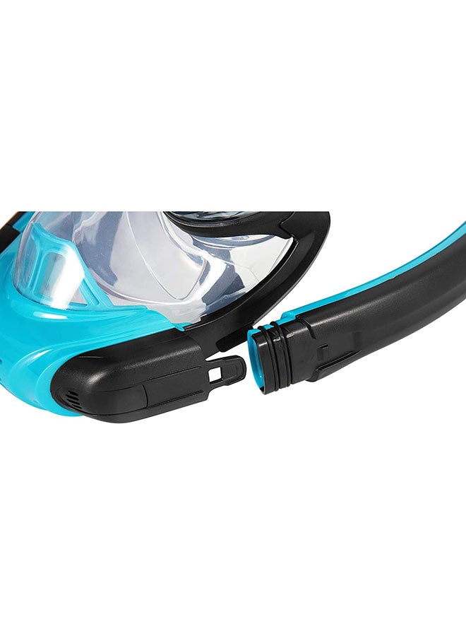 Hydro-Pro Seaclear Flowtech Snorkeling Mask - 1 Mask,2 Snorkel, 1 Assorted Colors 37cm