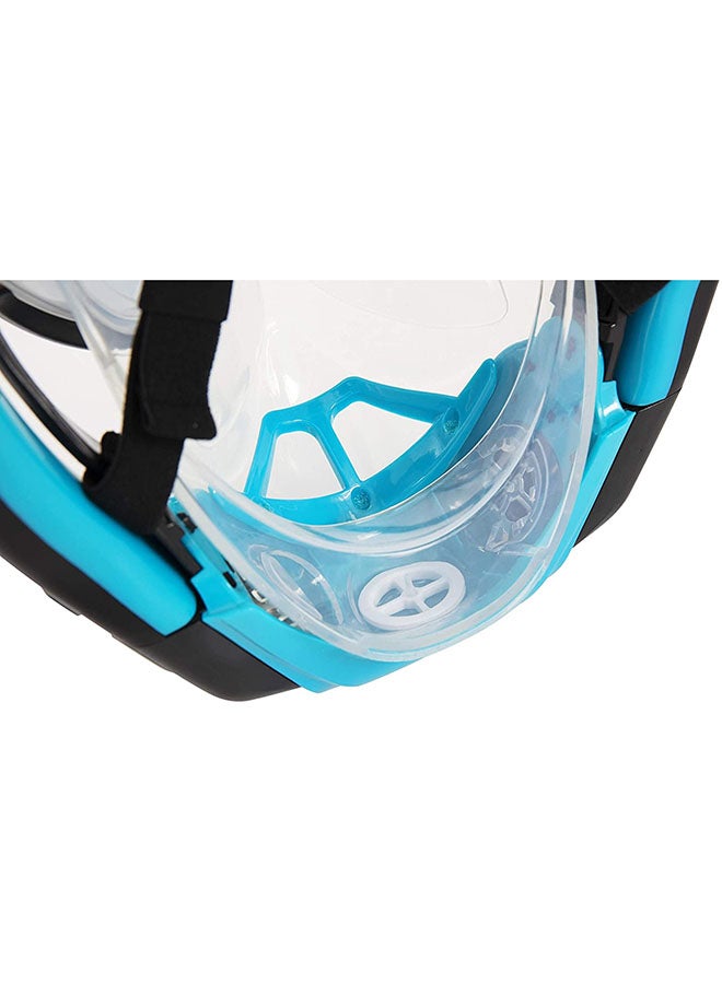 Hydro-Pro Seaclear Flowtech Snorkeling Mask - 1 Mask,2 Snorkel, 1 Assorted Colors 37cm