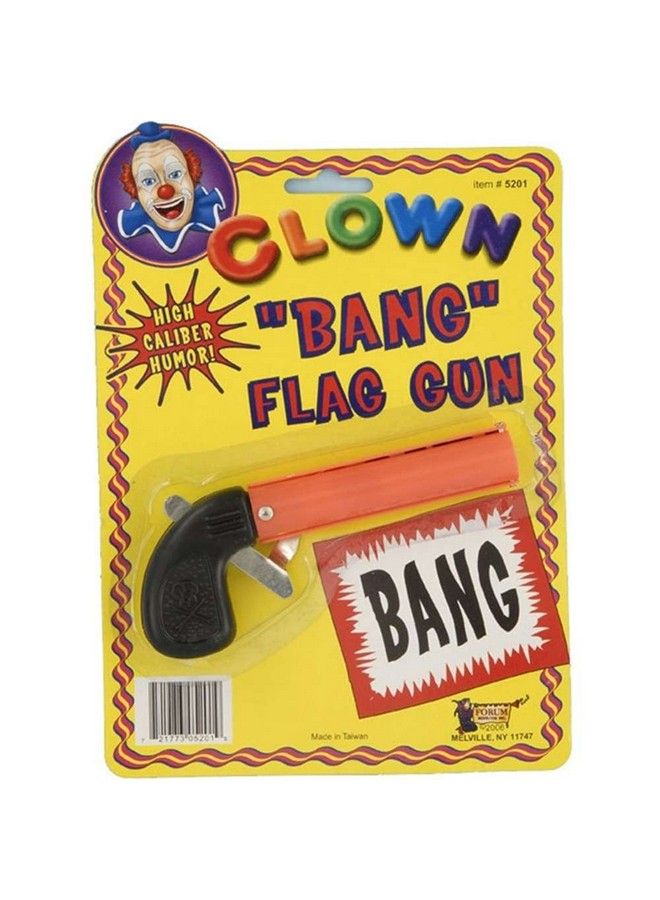 61763 Bang Flag Gun Party Supplies Medium Multicolor