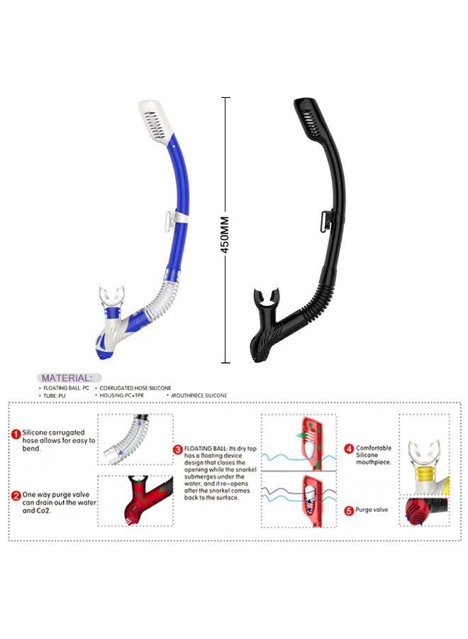 Snorkel Goggles With Pair Of Swimming Fins 70.0x27.8x0.1cm
