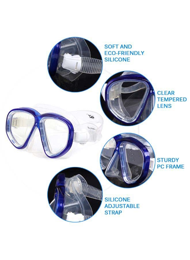 Snorkel Goggles With Pair Of Swimming Fins 70.0x27.8x0.1cm