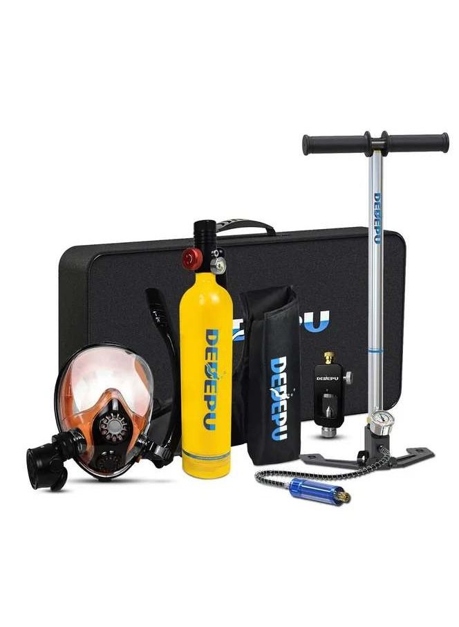 mini–Scuba Full Diving Set 1 liter 20 minutes Under water with Full Face Mask