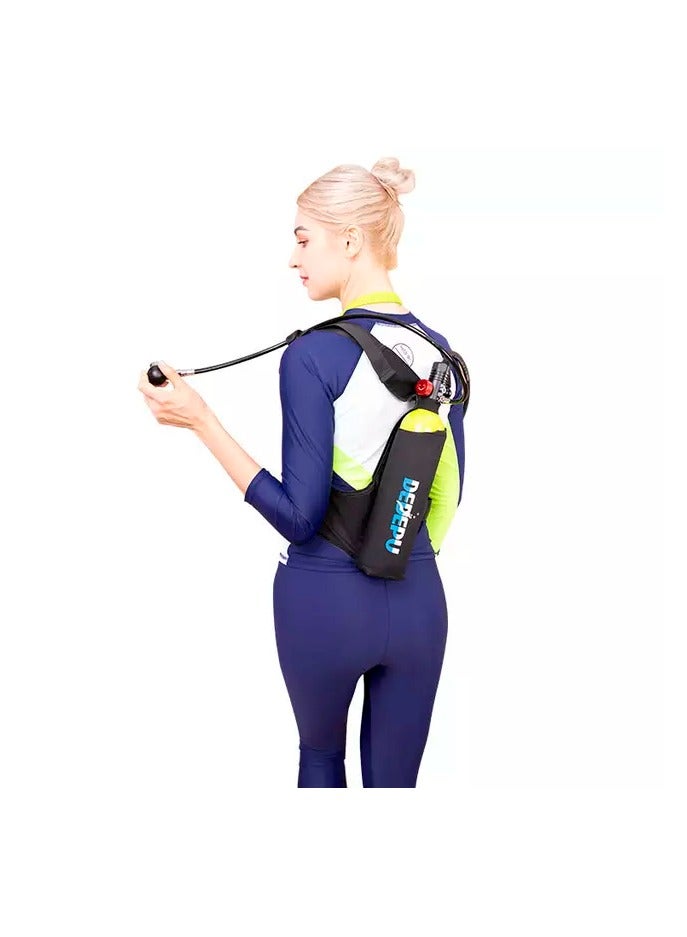 Full scuba diving set from dedepu 1liter Tank 20Minutes Under Water Easy Refill