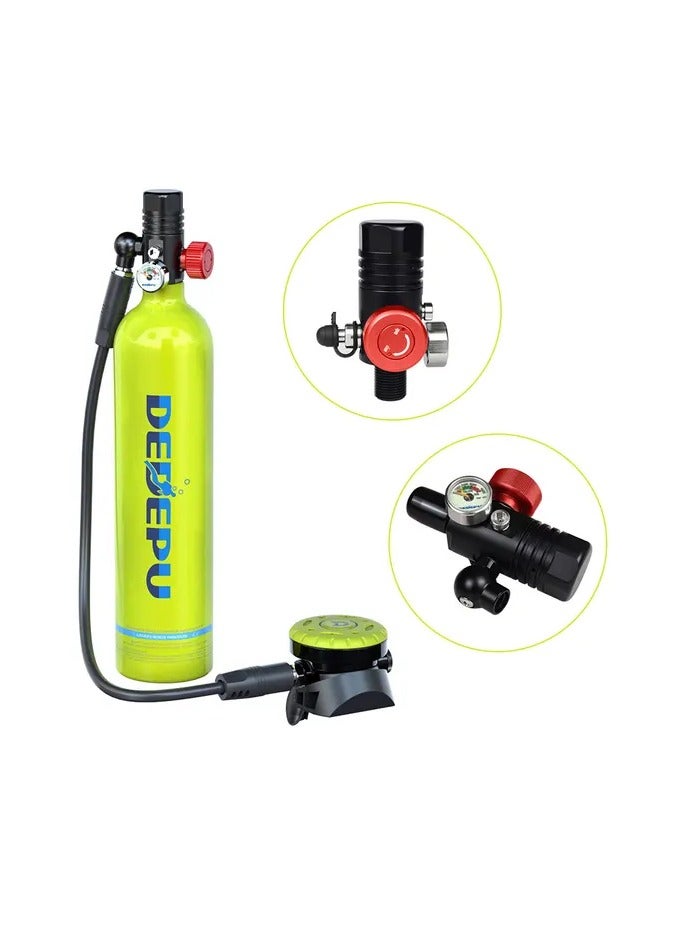 Full scuba diving set from dedepu 1liter Tank 20Minutes Under Water Easy Refill