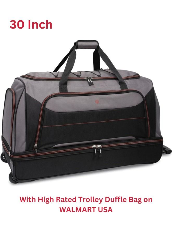 Rolling Duffel Bag 30 Inch 2 Wheel Duffle Bag