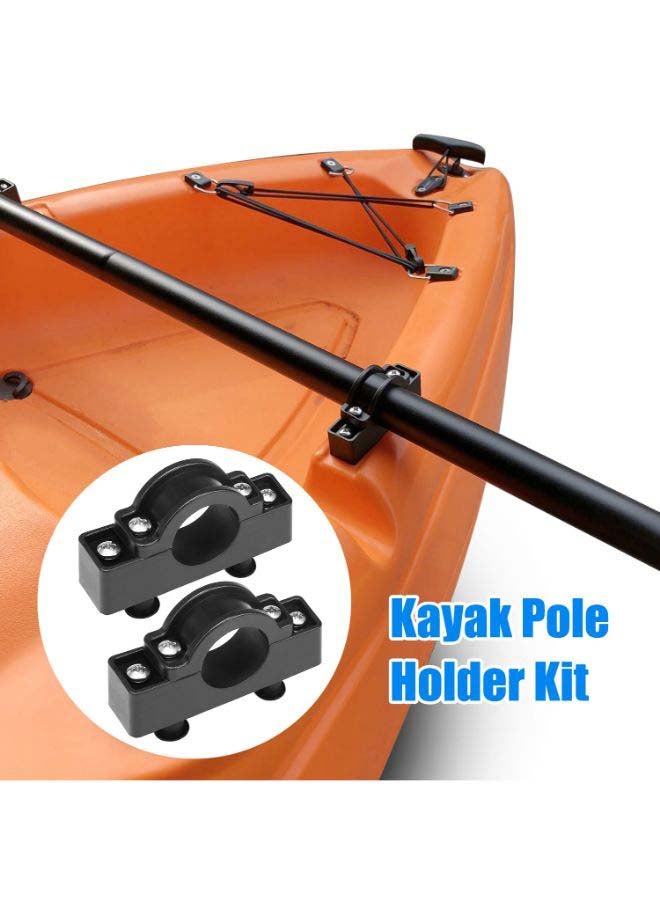 2-Piece Kayak Pole Bracket Holder 14.0x8.0x2.5cm