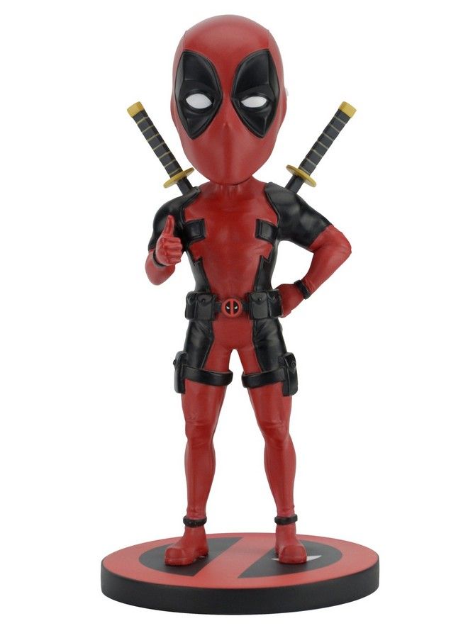 Marvel Head Knocker Deadpool Classic Toy Multi Colored 8 Inches