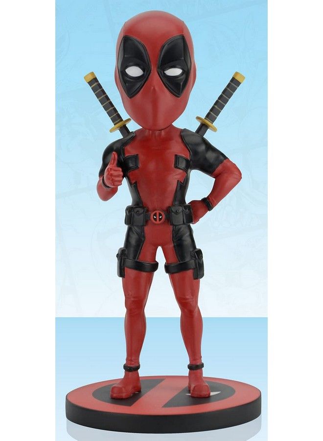 Marvel Head Knocker Deadpool Classic Toy Multi Colored 8 Inches