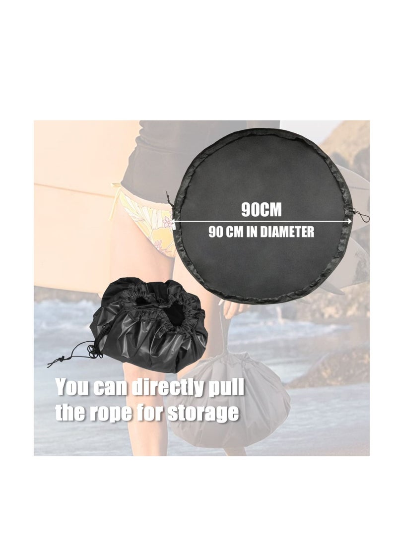 Wetsuit Changing Mat Black Waterproof Surf Change Mats  Portable Dive Durable Mat/Waterproof Dry-Bag For Water Sports  Surfing