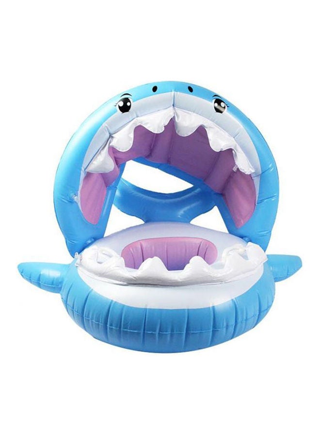 Inflatable Baby Pool Float With Awning Boat Swimming Ring For Baby Swimming Circle 26.6X23.8X5cm