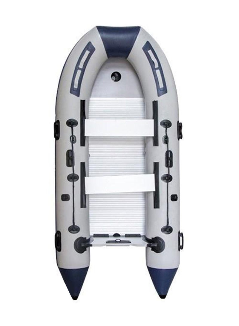 Hydro Force Inflatable Boat Raft Set with 2 Aluminum Oars for Fishing Lakes and Rivers