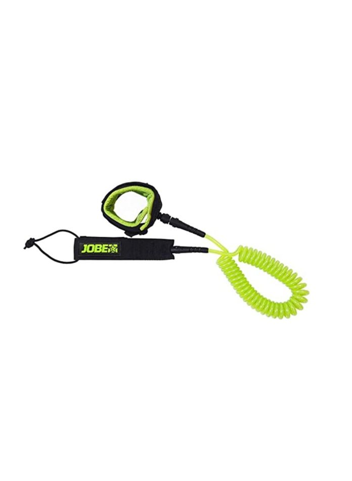 Jobe - Sup Leash Coil 10FT Lime for Stand Up Paddle Board