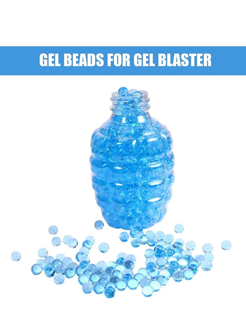 Water Balls Beads Ammo Bullets Made for Eco-Friendly Non-Toxic Based Splatter Gall Gun Vases and Plants Decor of Gel Blue 5 pack-7-8mm