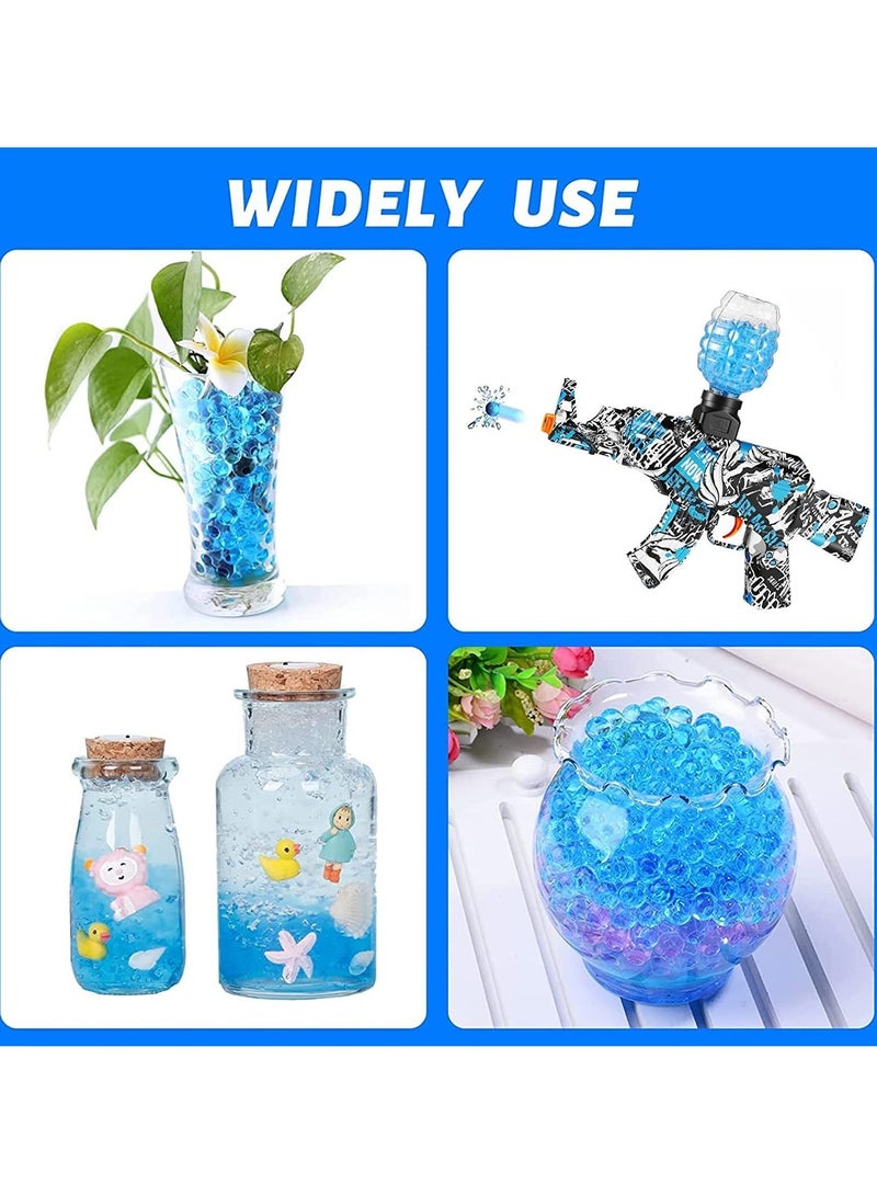 Water Balls Beads Ammo Bullets Made for Eco-Friendly Non-Toxic Based Splatter Gall Gun Vases and Plants Decor of Gel Blue 5 pack-7-8mm